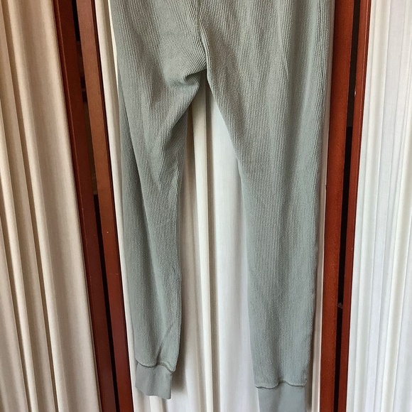 SKIMS Waffle Leggings Mineral Green Lounge Pants Size Medium - Picture 5 of 7